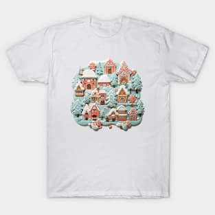 Christmas village biscuit T-Shirt